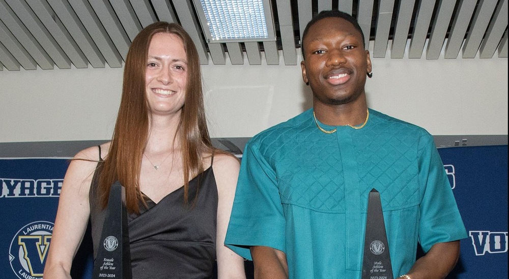 Hunter Jones and Timi Aliu - 2023-24 Athletes of the Year